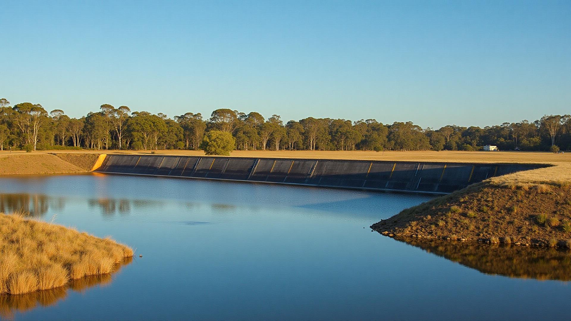 Chinchilla Dam - local landmark and water reservoir